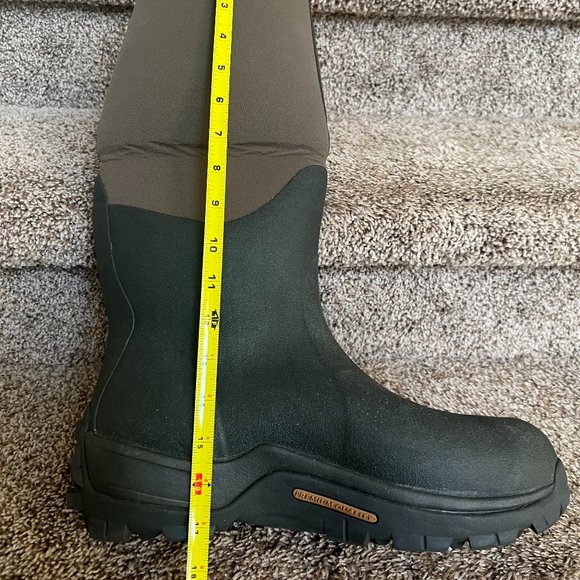 Muck Boots Men's Orange/Black Fabric Arctic Insulated  Waterproof Boots. - Picture 10 of 11